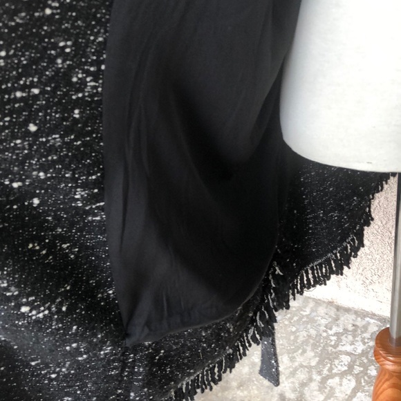 Free People Black/Gray/White Jacket/Sweater - Picture 7 of 9